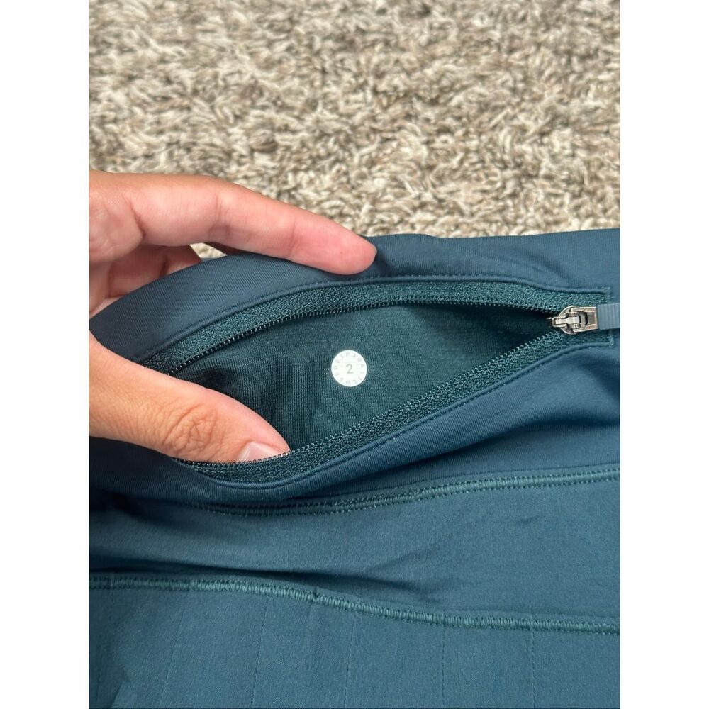 Lululemon Circuit Breaker Skirt II (Regular) 13" Submarine Teal Skort Tennis 2 - Picture 4 of 9